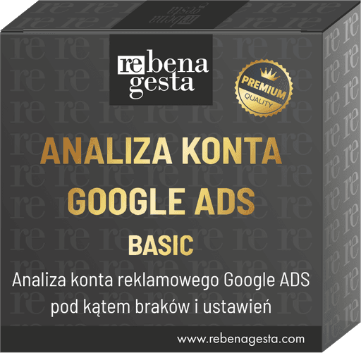 Analiza konta Google ADS
