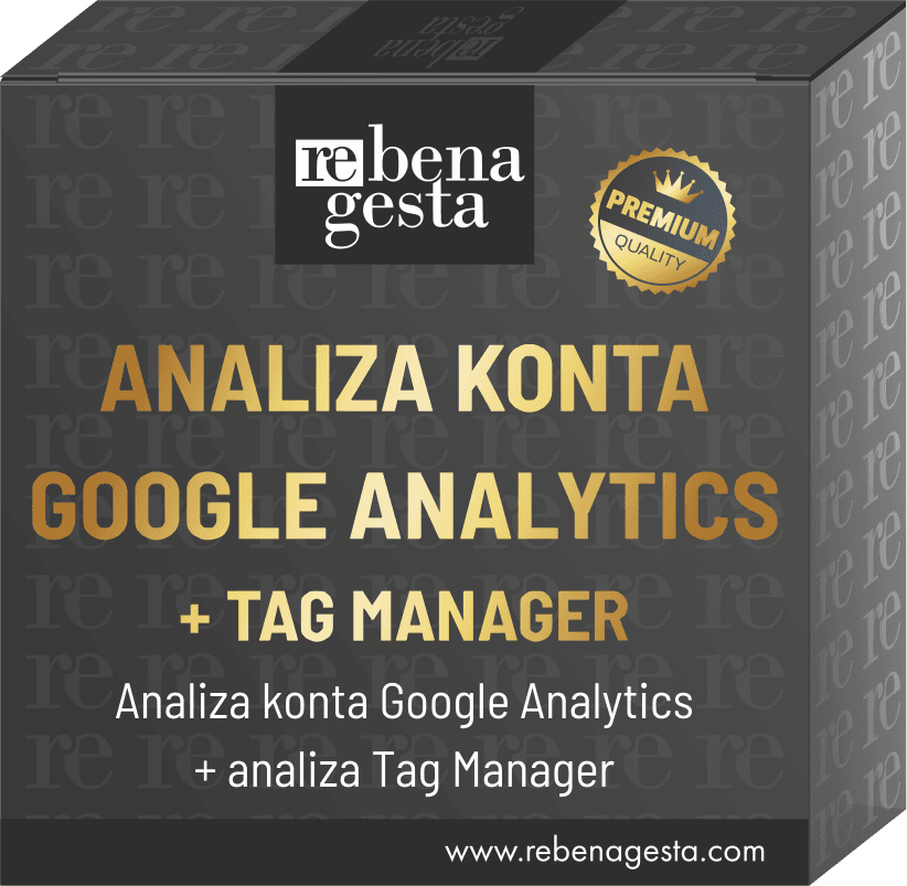 Analiza konta Google Analytics + Tag Manager