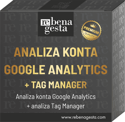Analiza konta Google Analytics + Tag Manager
