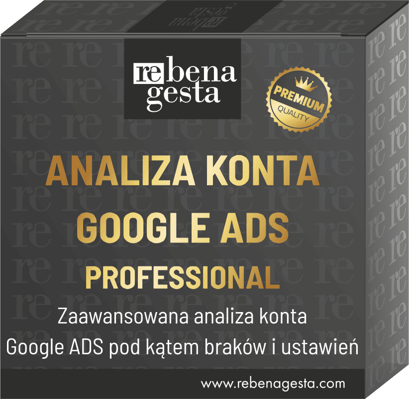 Analiza konta Google ADS Professional