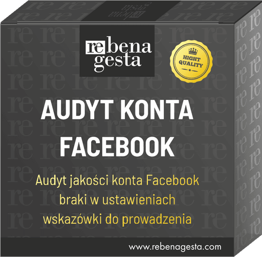 audyt konta facebook