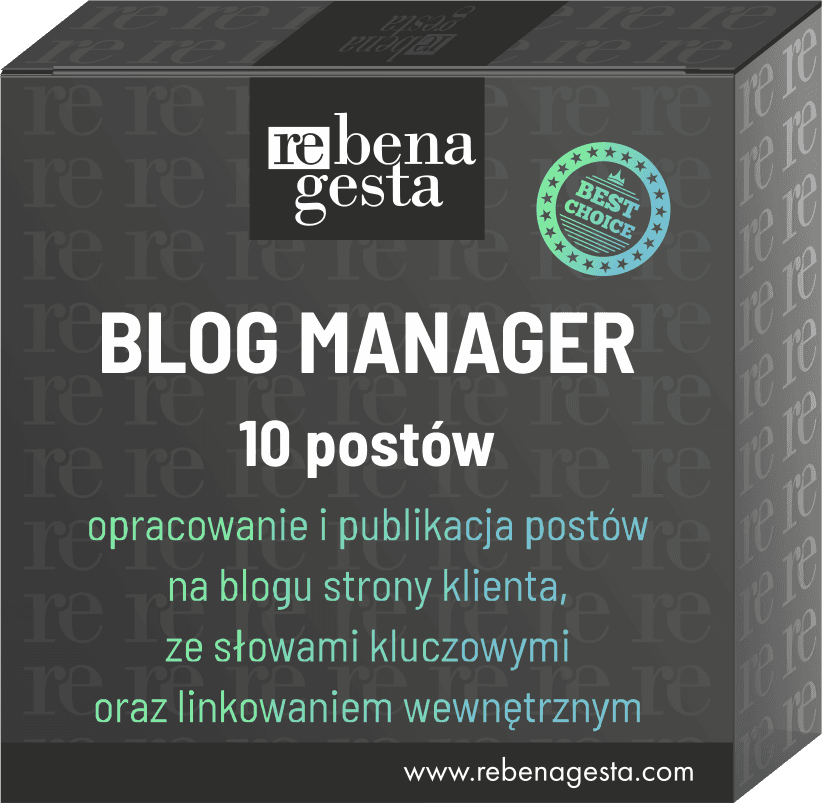 BLOG MANAGER 10 postów
